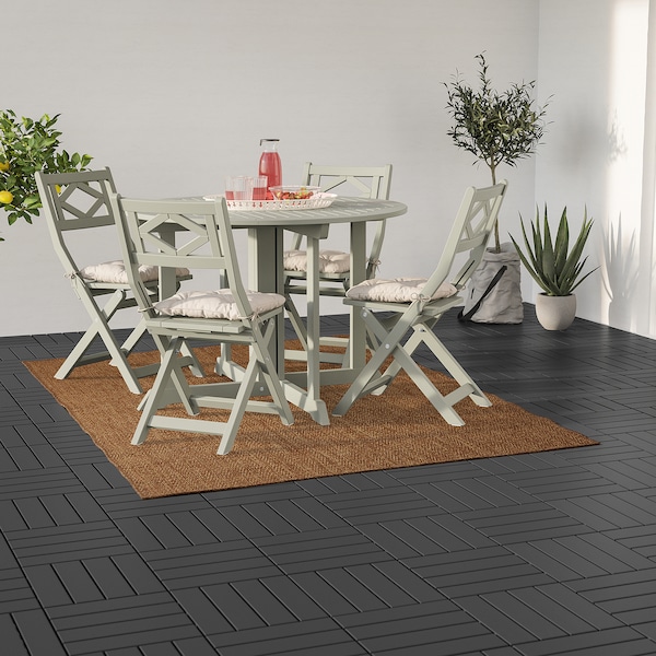 IKEA LYDERSHOLM rug flatwoven, in/outdoor, medium brown, 5'3 inx7'7 in, Ikea Ireland | 3924YEFJK
