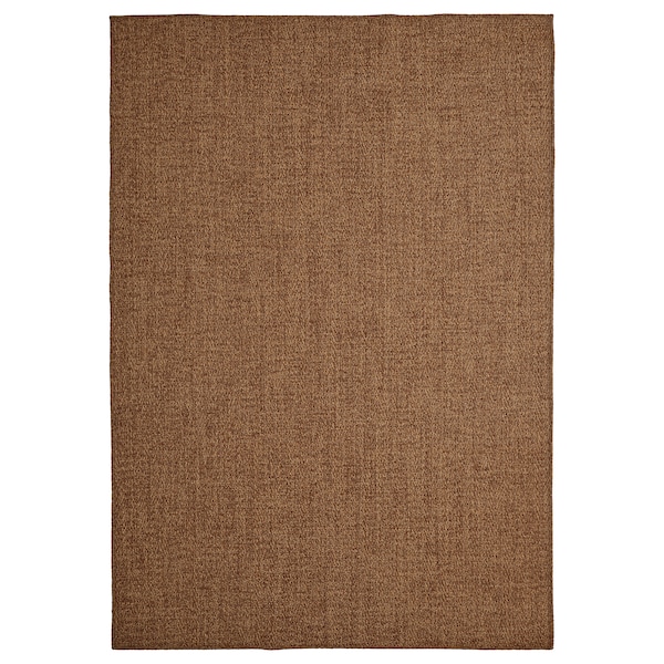 IKEA LYDERSHOLM rug flatwoven, in/outdoor, medium brown, 5\'3 inx7\'7 in, Ikea Ireland | 3924YEFJK