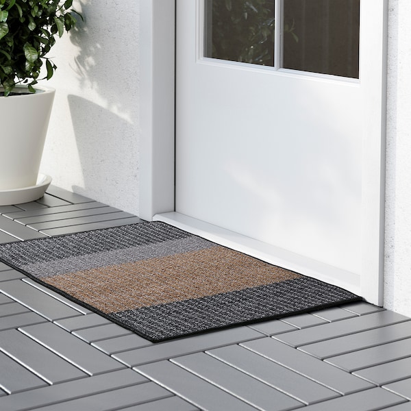 IKEA LYNDERUP door mat, indoor/outdoor, 2'0 inx2'11 in Multicolor, Ikea Ireland | 3895AJVUF