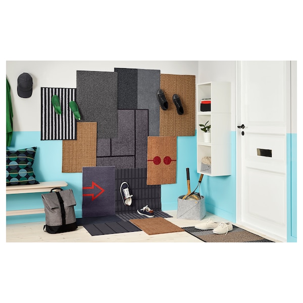 IKEA LYNDERUP door mat, indoor/outdoor, 2'0 inx2'11 in Multicolor, Ikea Ireland | 3895AJVUF