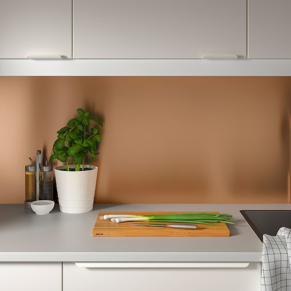 IKEA LYSEKIL wall panel, double sided brushed copper effect, 48x19 in Stainless Steel, Ikea Ireland | 6240YKDIR