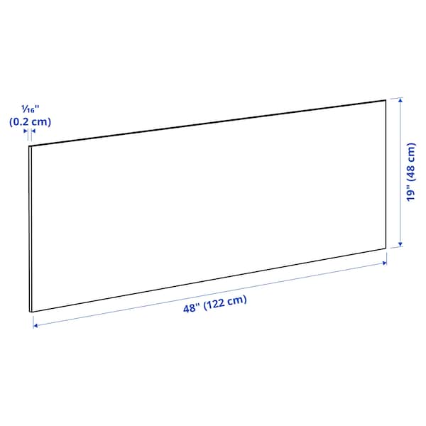 IKEA LYSEKIL wall panel, double sided brushed copper effect, 48x19 in Stainless Steel, Ikea Ireland | 6240YKDIR