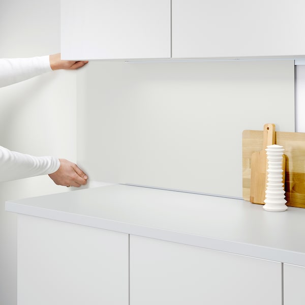 IKEA LYSEKIL wall panel, double sided white, 48x19 in Light Gray Concrete Effect, Ikea Ireland | 2305HQIZG