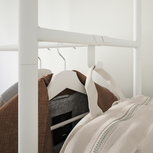 IKEA MACKAPÄR coat rack with shoe storage unit, white, 30 3/4x12 5/8x78 3/4 in, Ikea Ireland | 0179GXAND
