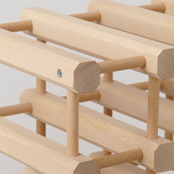 IKEA MAGNETISK 12-bottle wine rack, solid wood, Ikea Ireland | 0893MOYGS