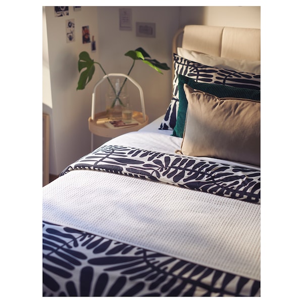 IKEA MAJSMOTT comforter set, Twin/Twin X-long Black / White, Ikea Ireland | 8153ITMNX