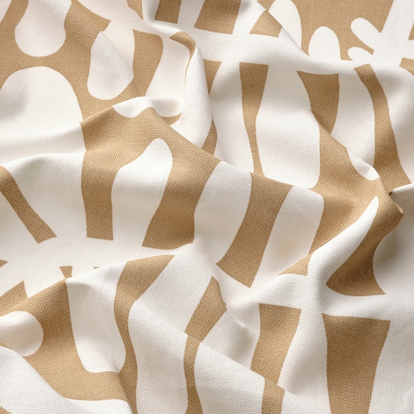IKEA MAJSMOTT curtains, 1 pair, beige/white, 57x98 in, Ikea Ireland | 1086POHAM