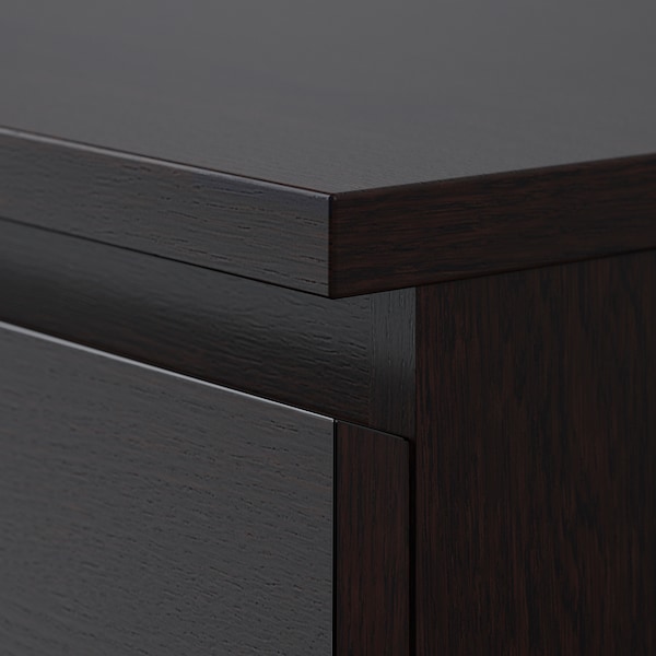 IKEA MALM 2-drawer chest, 15 3/4x21 5/8 in Black / Brown, Ikea Ireland | 5297QPSON