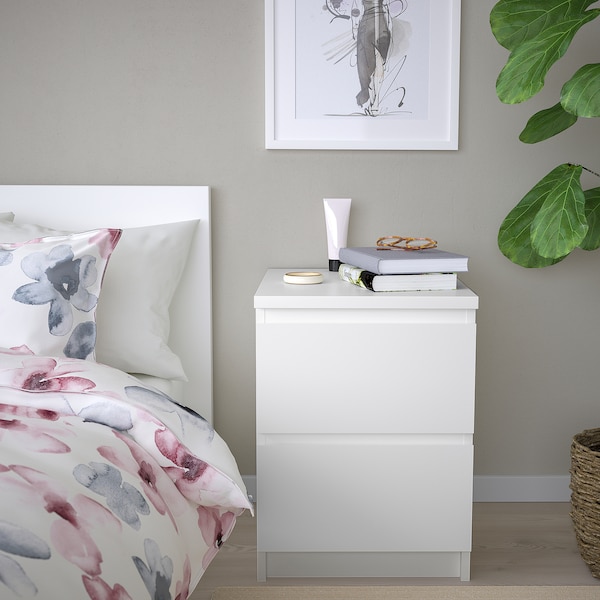 IKEA MALM 2-drawer chest, 15 3/4x21 5/8 in White, Ikea Ireland | 0291WRXDF
