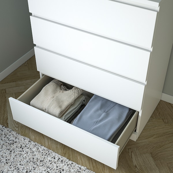 IKEA MALM 4-drawer chest, 31 1/2x39 3/8 in White, Ikea Ireland | 1780NAQDG
