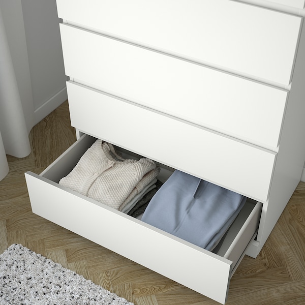 IKEA MALM 6-drawer chest, 31 1/2x48 3/8 in White, Ikea Ireland | 4850WLDOT