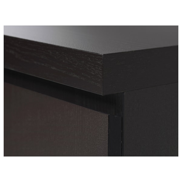 IKEA MALM Desk, 55 1/8x25 5/8 in Black / Brown, Ikea Ireland | 4059CGXIQ