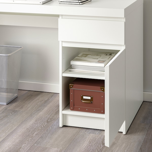 IKEA MALM Desk, 55 1/8x25 5/8 in White, Ikea Ireland | 1728XPEZY