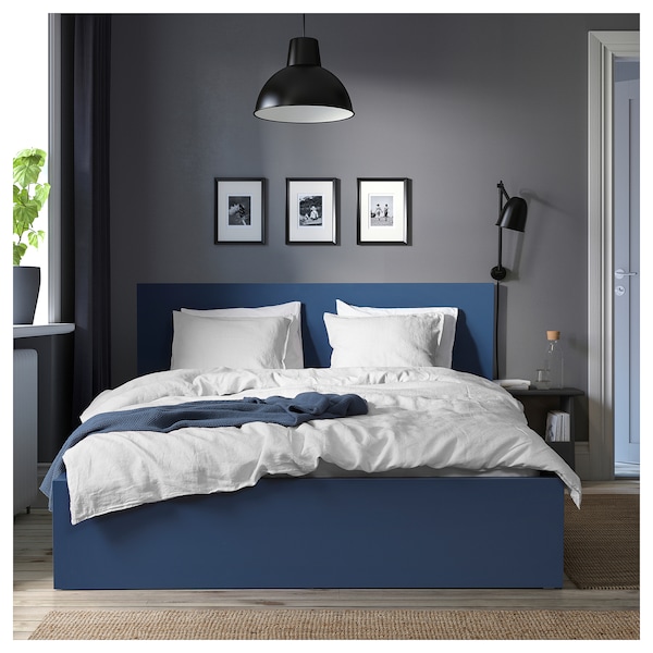 IKEA MALM bed frame, Full Blue / Luröy, Ikea Ireland | 0824KBGVZ