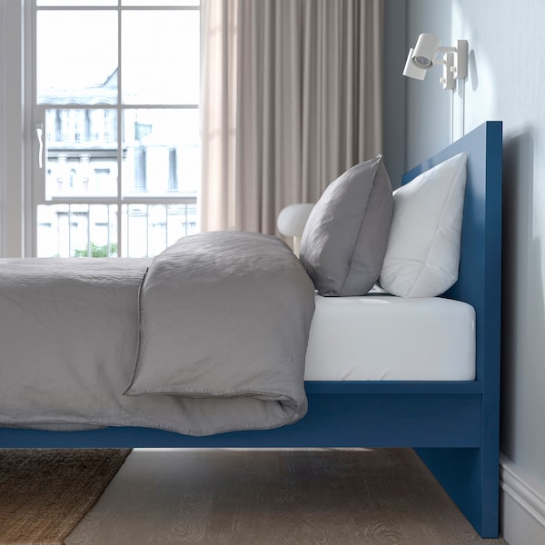 IKEA MALM bed frame, Queen Blue, Ikea Ireland | 5346ZHKMF