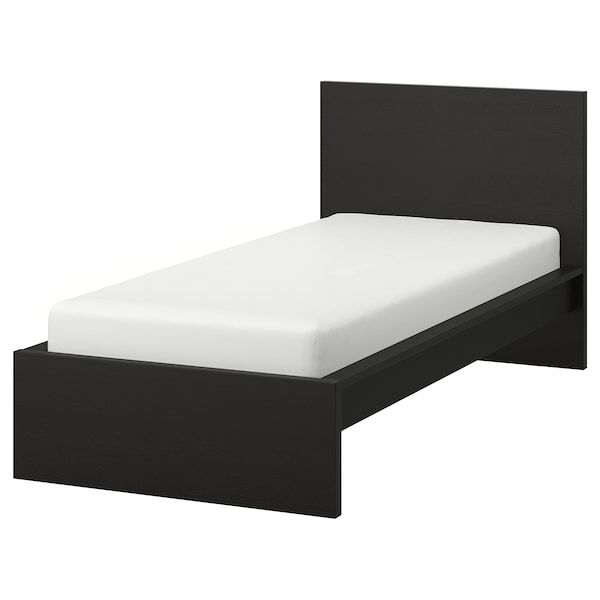 IKEA MALM bed frame, Twin Black / Brown / Lönset, Ikea Ireland | 0845AOSXM