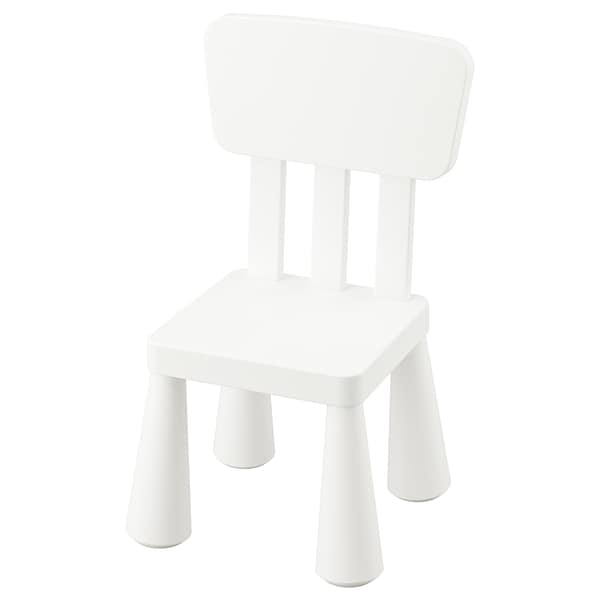IKEA MAMMUT Children\'s chair, indoor/outdoor White, Ikea Ireland | 0651QKUOD