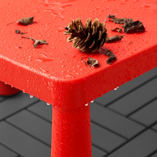 IKEA MAMMUT children's table, indoor/outdoor, 30 3/8x21 5/8 in Red, Ikea Ireland | 7318NFGLY