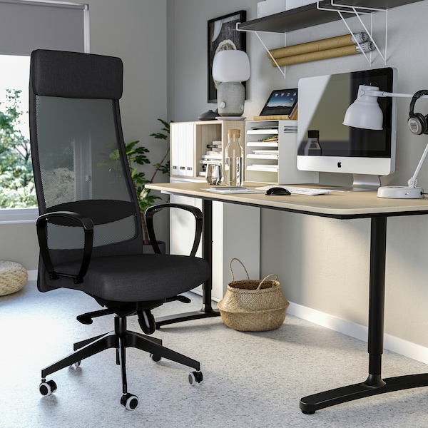 IKEA MARKUS office chair Vissle Dark Gray, Ikea Ireland | 1689UXJZB