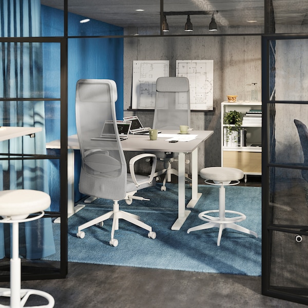 IKEA MARKUS office chair Vissle Light Gray, Ikea Ireland | 1907EMQYA
