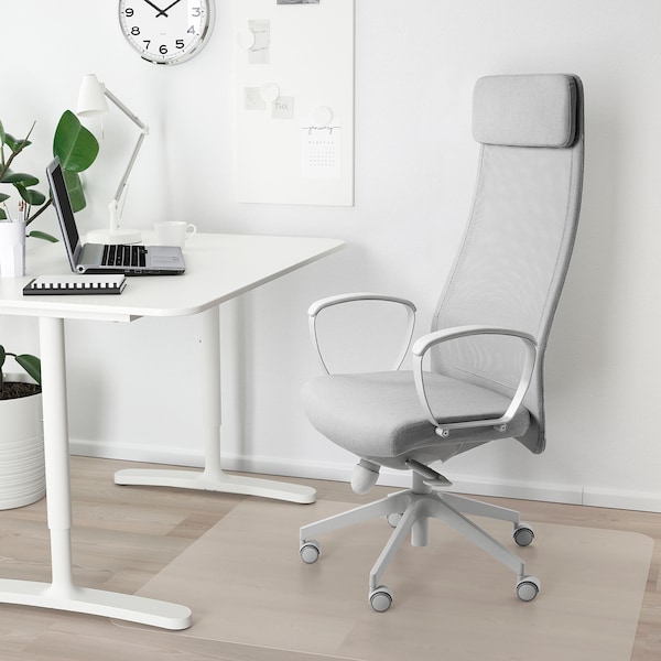 IKEA MARKUS office chair Vissle Light Gray, Ikea Ireland | 1907EMQYA