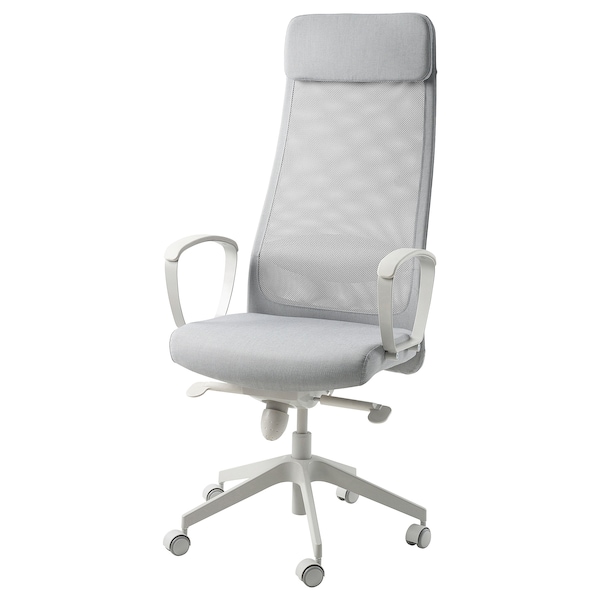 IKEA MARKUS office chair Vissle Light Gray, Ikea Ireland | 1907EMQYA