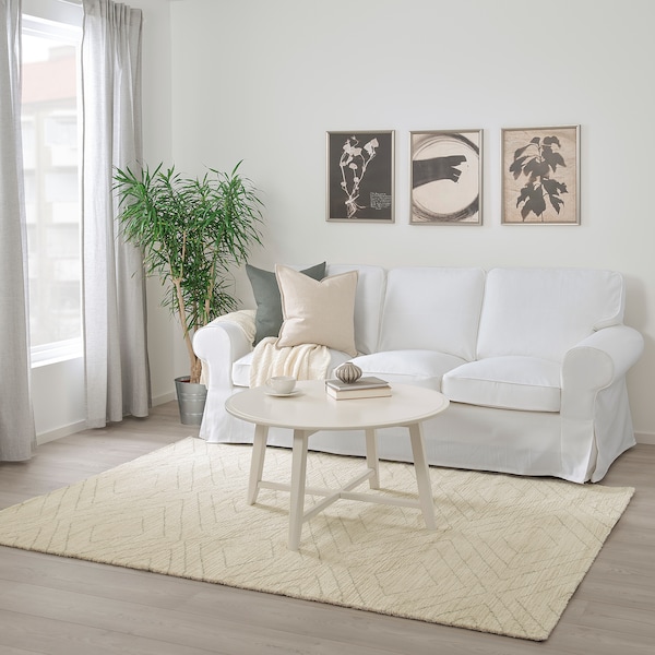 IKEA MARSTRUP rug, low pile, beige, 5'3 inx7'7 in, Ikea Ireland | 3215UWEMJ