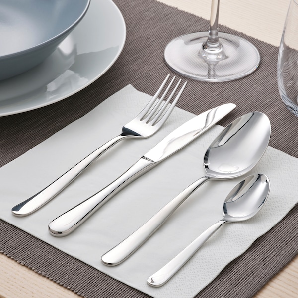 IKEA MARTORP 30-piece flatware set, stainless steel, Ikea Ireland | 7319GDUSR