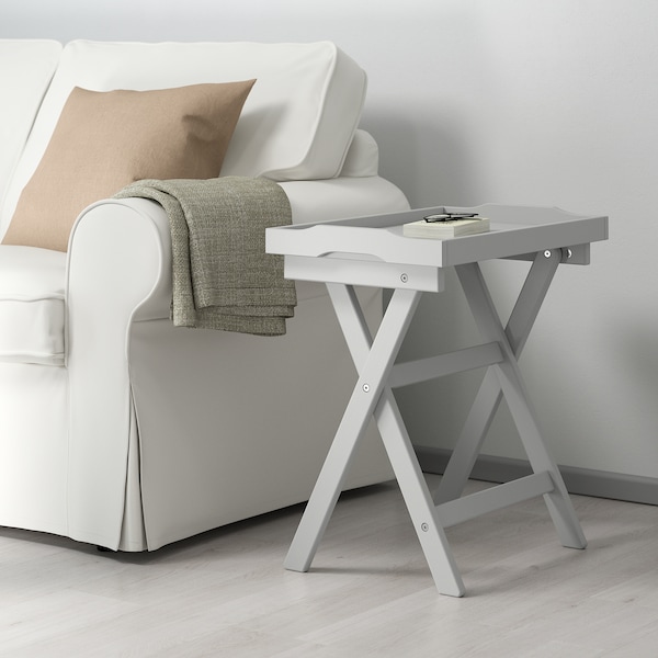 IKEA MARYD tray table, gray, 22 7/8x15x22 7/8 in, Ikea Ireland | 8647EAXBT