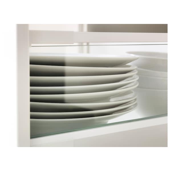 IKEA MAXIMERA Add-on side for drawer, high, glass, 23 5/8 in, 2 pack, Ikea Ireland | 9813XBAHZ
