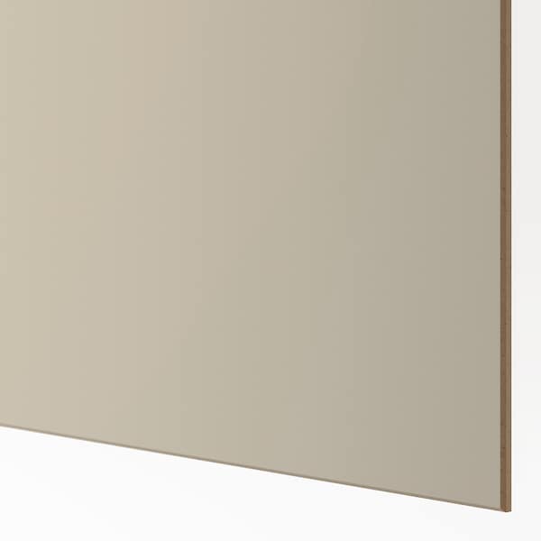 IKEA MEHAMN 4 panels for sliding door frame, 29 1/2x92 7/8 in Dark Gray / Gray / Beige, Ikea Ireland | 1795SDYWE