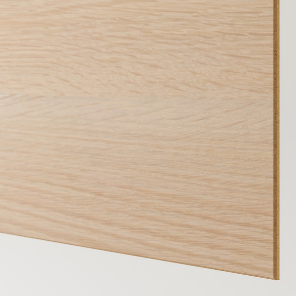 IKEA MEHAMN 4 panels for sliding door frame, 29 1/2x79 1/8 in White Stained Oak Effect / White, Ikea Ireland | 3547HMPTO