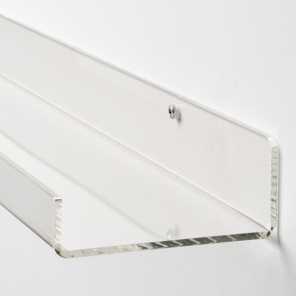 IKEA MELLÖSA picture ledge, transparent, 23 5/8 in, Ikea Ireland | 6798CSPER
