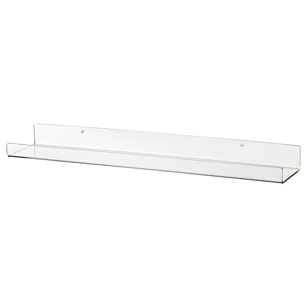 IKEA MELLÖSA picture ledge, transparent, 23 5/8 in, Ikea Ireland | 6798CSPER