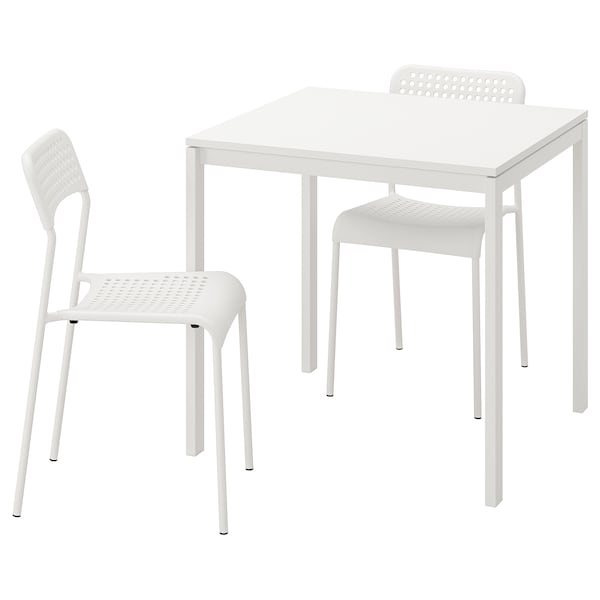 IKEA MELLTORP / ADDE table and 2 chairs, white, 29 1/2 in, Ikea Ireland | 2819SGLCY