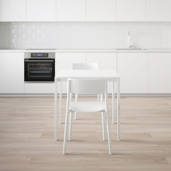 IKEA MELLTORP / JANINGE table and 2 chairs, white/white, 29 1/2 in, Ikea Ireland | 8530SDTHU