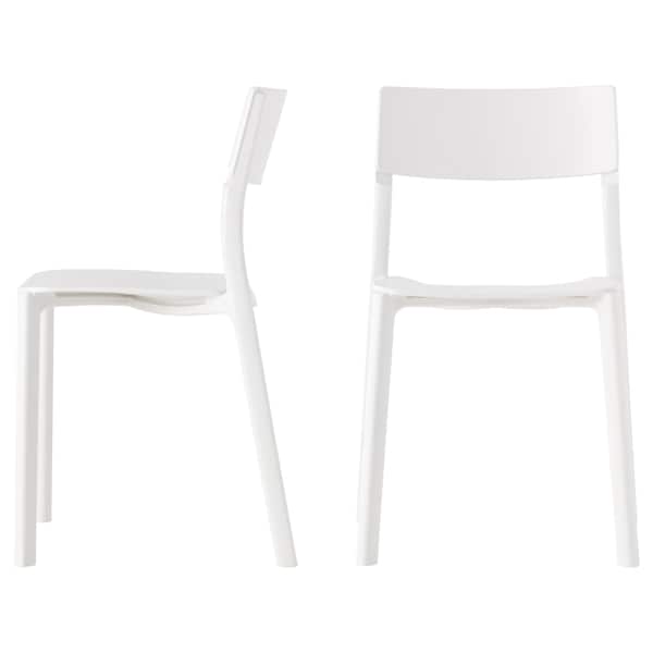 IKEA MELLTORP / JANINGE table and 2 chairs, white/white, 29 1/2 in, Ikea Ireland | 8530SDTHU