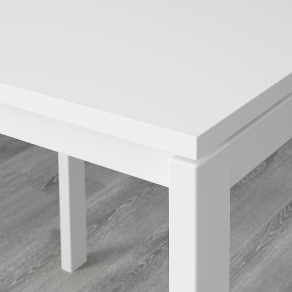 IKEA MELLTORP / ÖSTANÖ table and 4 chairs, white white/Remmarn deep green, 49 1/4 in, Ikea Ireland | 0459NLHCZ