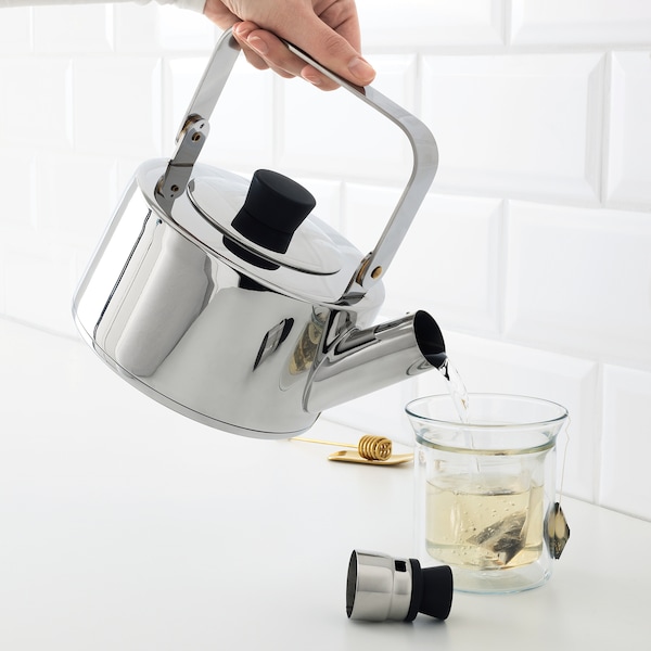 IKEA METALLISK Kettle, stainless steel, Ikea Ireland | 9462UJTWS