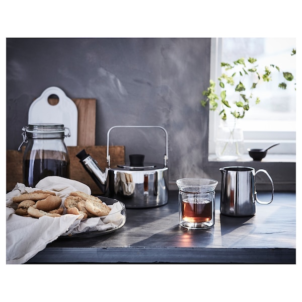 IKEA METALLISK Kettle, stainless steel, Ikea Ireland | 9462UJTWS
