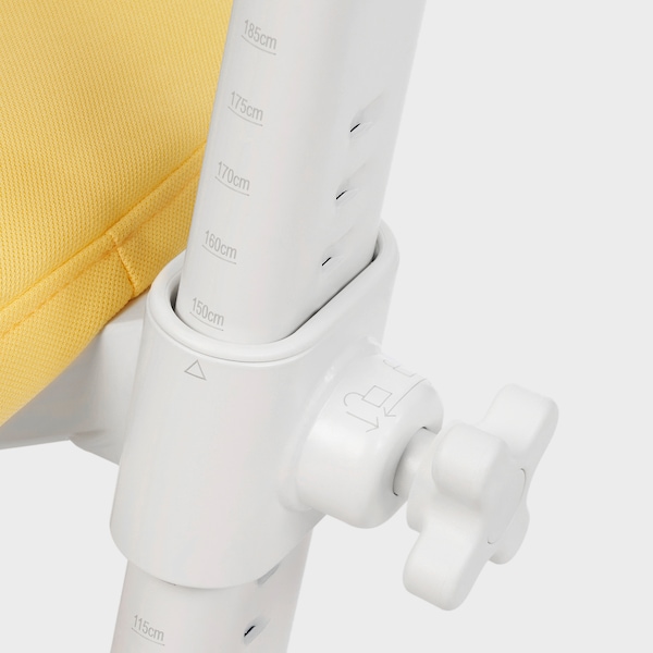 IKEA MICKE / DAGNAR desk and chair, white/yellow, Ikea Ireland | 9376FPELU