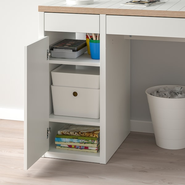 IKEA MICKE desk, 41 3/8x19 5/8 in White / Anthracite, Ikea Ireland | 8904EXCHN