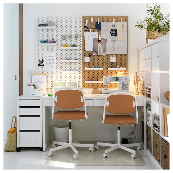 IKEA MICKE desk, 55 7/8x19 5/8 in White, Ikea Ireland | 6018NDKGL