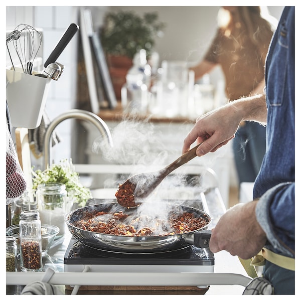 IKEA MIDDAGSMAT frying pan, non-stick coating/stainless steel, 11 in, Ikea Ireland | 4789DPLVJ