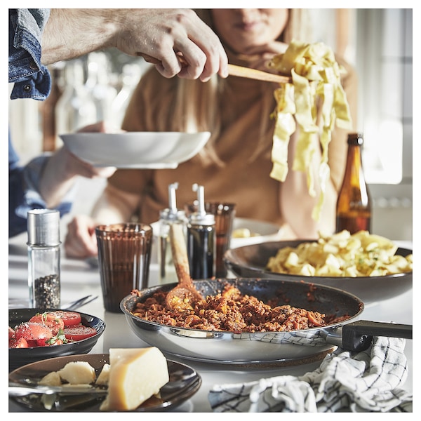 IKEA MIDDAGSMAT frying pan, non-stick coating/stainless steel, 11 in, Ikea Ireland | 4789DPLVJ