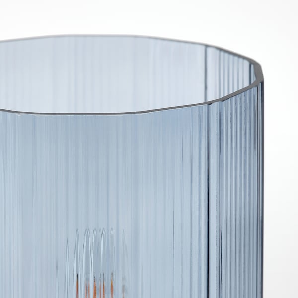 IKEA MIKROKLIN table lamp, glass blue, 9 in, Ikea Ireland | 7256ZWYBF