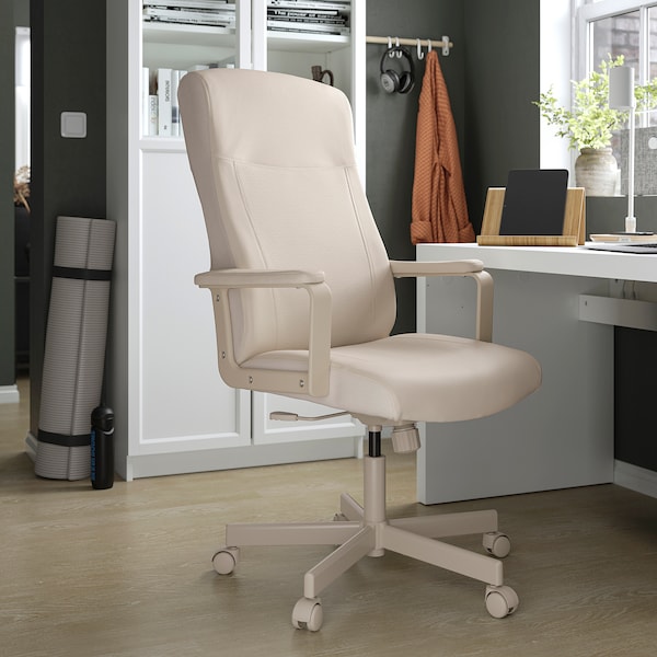 IKEA MILLBERGET swivel chair Murum Beige, Ikea Ireland | 1589PTOHW