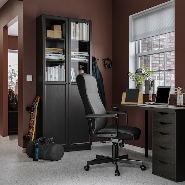 IKEA MILLBERGET swivel chair Murum Black, Ikea Ireland | 6082HBVPZ