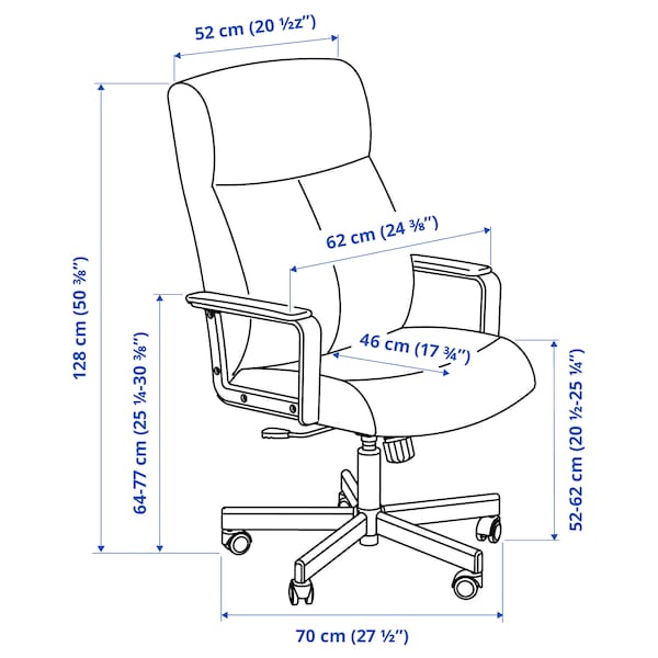 IKEA MILLBERGET swivel chair Murum Dark Brown, Ikea Ireland | 2013OLXWQ