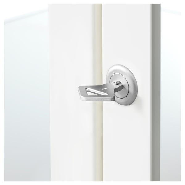 IKEA MILSBO Glass-door cabinet, 28 3/4x68 7/8 in White, Ikea Ireland | 8039QSJNM